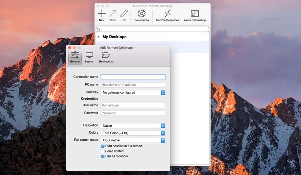 remote desktop client for mac el capitan